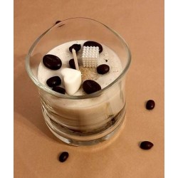 Sójová sviečka káva-čokoláda